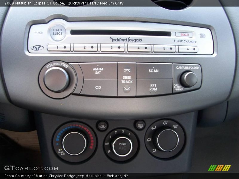 Quicksilver Pearl / Medium Gray 2009 Mitsubishi Eclipse GT Coupe
