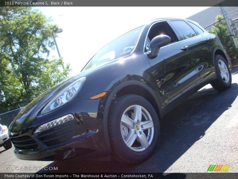 Black / Black 2011 Porsche Cayenne S