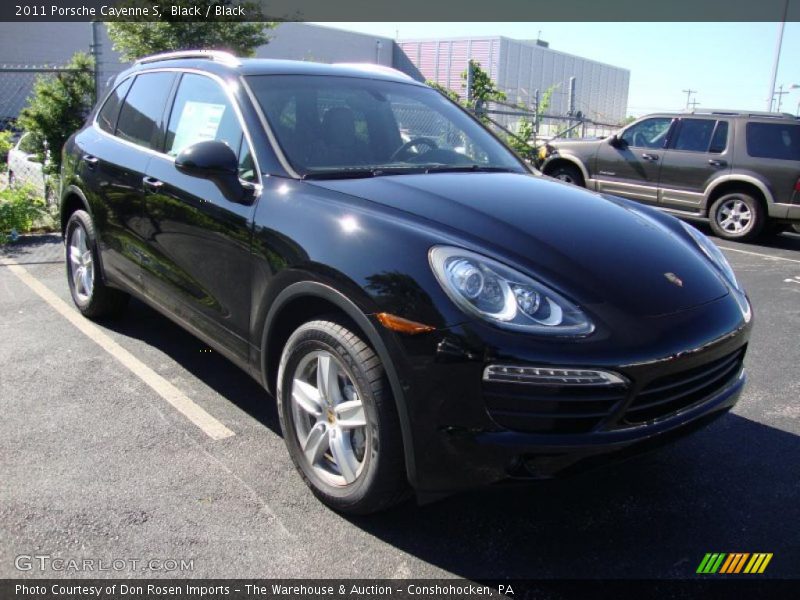 Black / Black 2011 Porsche Cayenne S