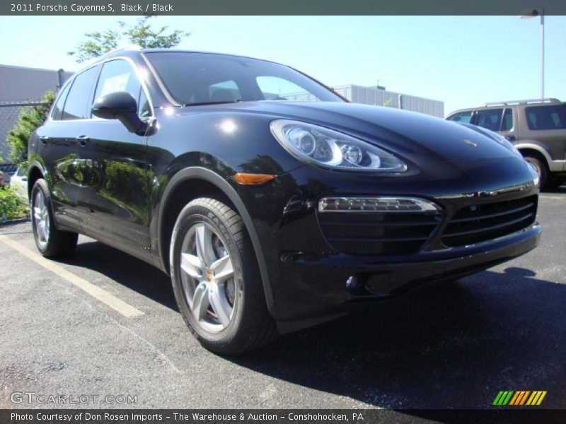 Black / Black 2011 Porsche Cayenne S
