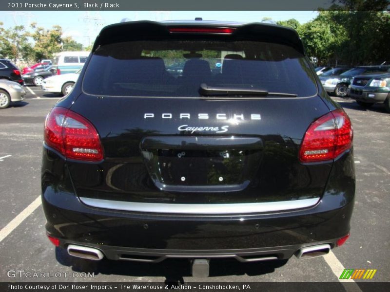 Black / Black 2011 Porsche Cayenne S