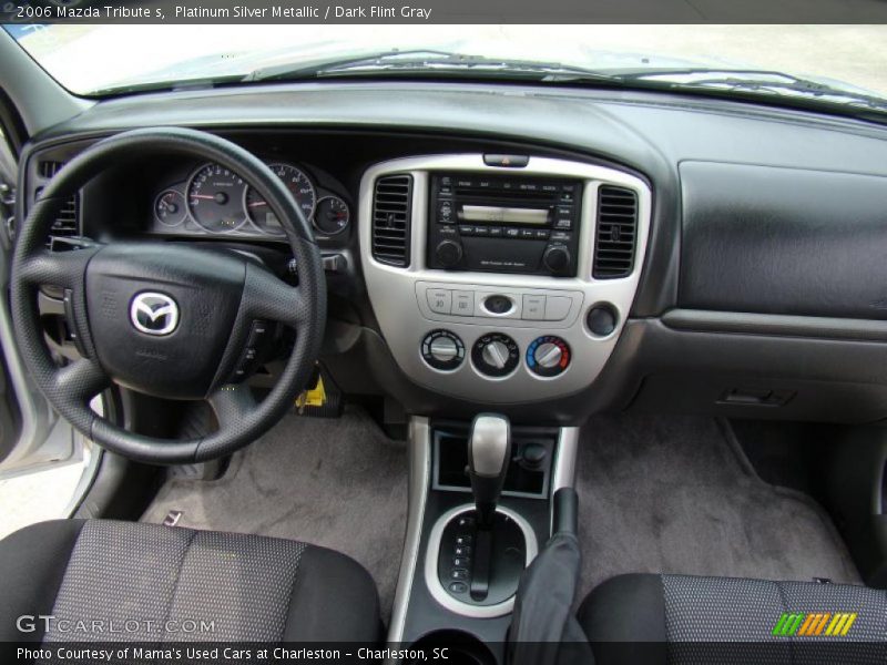 Platinum Silver Metallic / Dark Flint Gray 2006 Mazda Tribute s