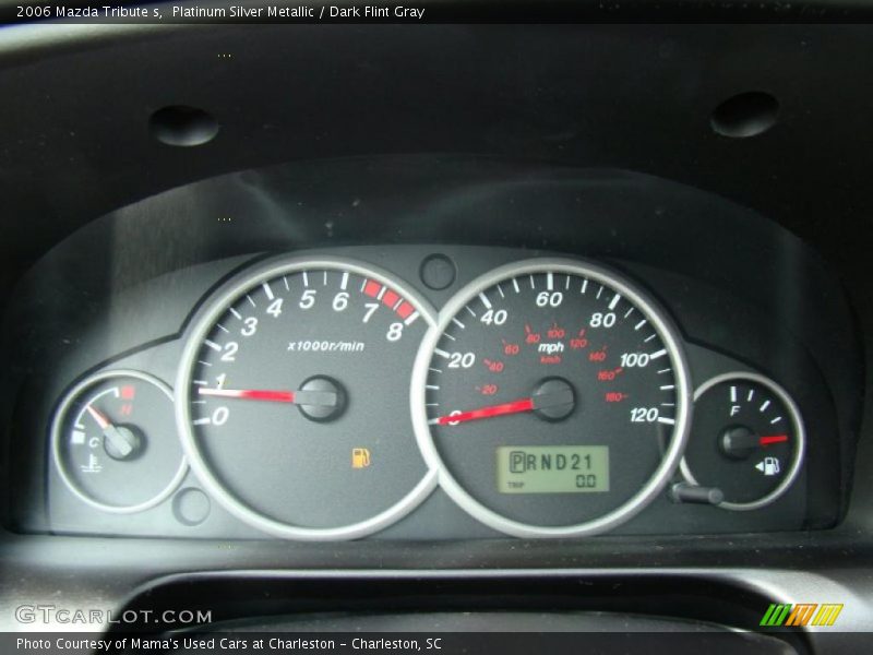 Platinum Silver Metallic / Dark Flint Gray 2006 Mazda Tribute s