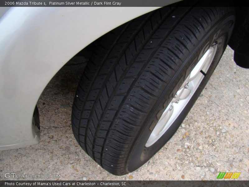 Platinum Silver Metallic / Dark Flint Gray 2006 Mazda Tribute s