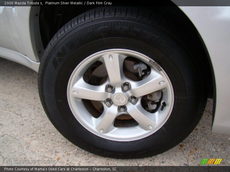 Platinum Silver Metallic / Dark Flint Gray 2006 Mazda Tribute s