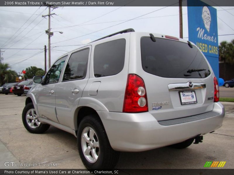 Platinum Silver Metallic / Dark Flint Gray 2006 Mazda Tribute s