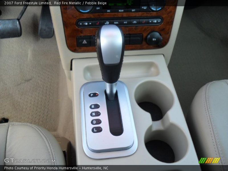 Red Fire Metallic / Pebble Beige 2007 Ford Freestyle Limited