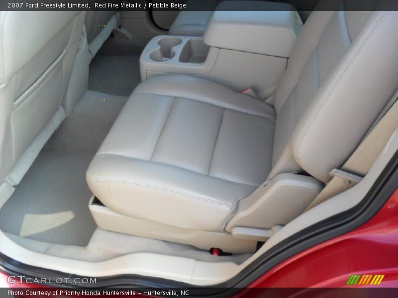 Red Fire Metallic / Pebble Beige 2007 Ford Freestyle Limited