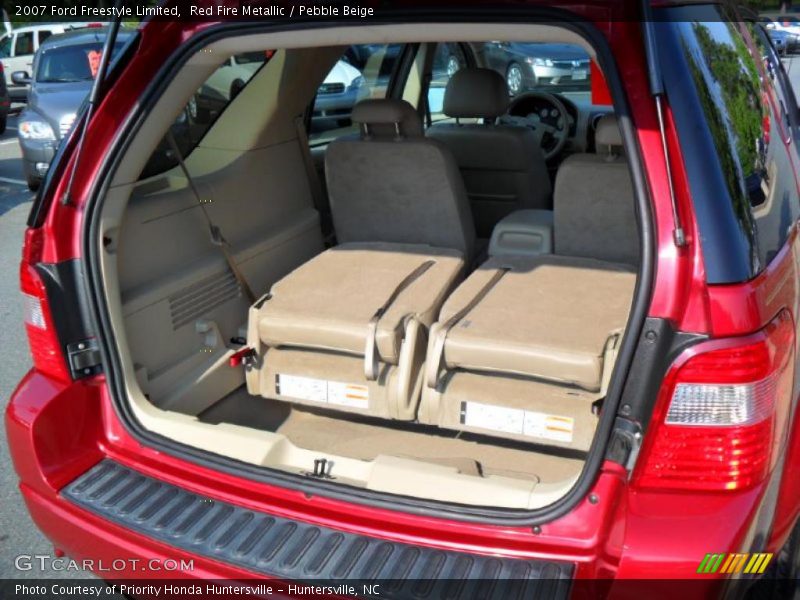 Red Fire Metallic / Pebble Beige 2007 Ford Freestyle Limited
