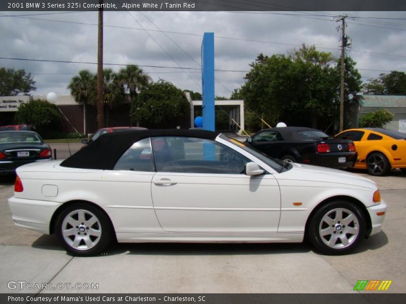 Alpine White / Tanin Red 2001 BMW 3 Series 325i Convertible
