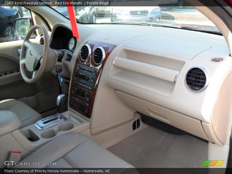 Red Fire Metallic / Pebble Beige 2007 Ford Freestyle Limited