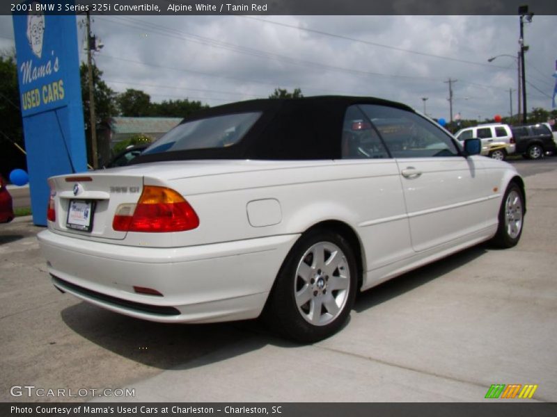 Alpine White / Tanin Red 2001 BMW 3 Series 325i Convertible