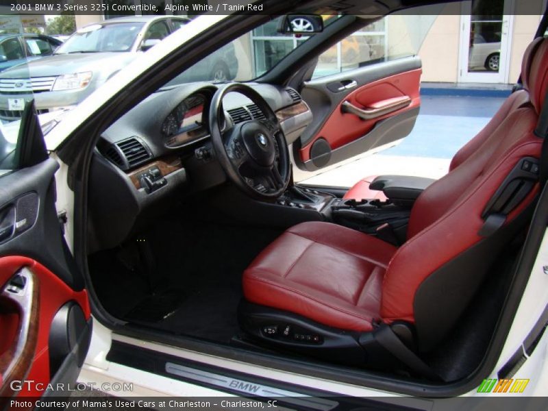 Alpine White / Tanin Red 2001 BMW 3 Series 325i Convertible