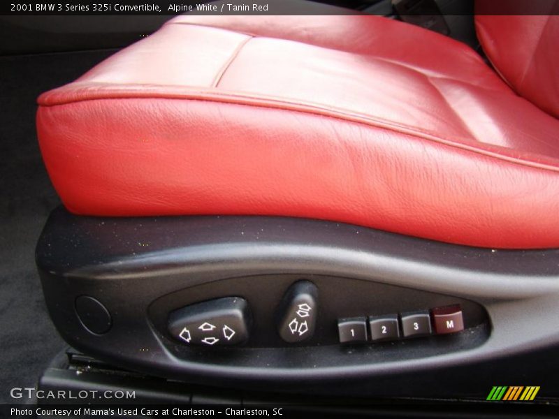 Alpine White / Tanin Red 2001 BMW 3 Series 325i Convertible
