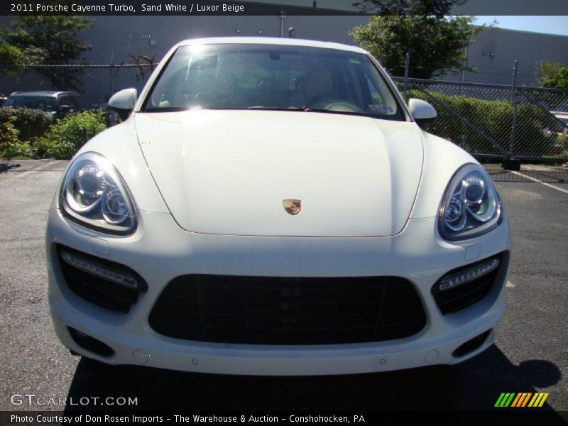 Sand White / Luxor Beige 2011 Porsche Cayenne Turbo
