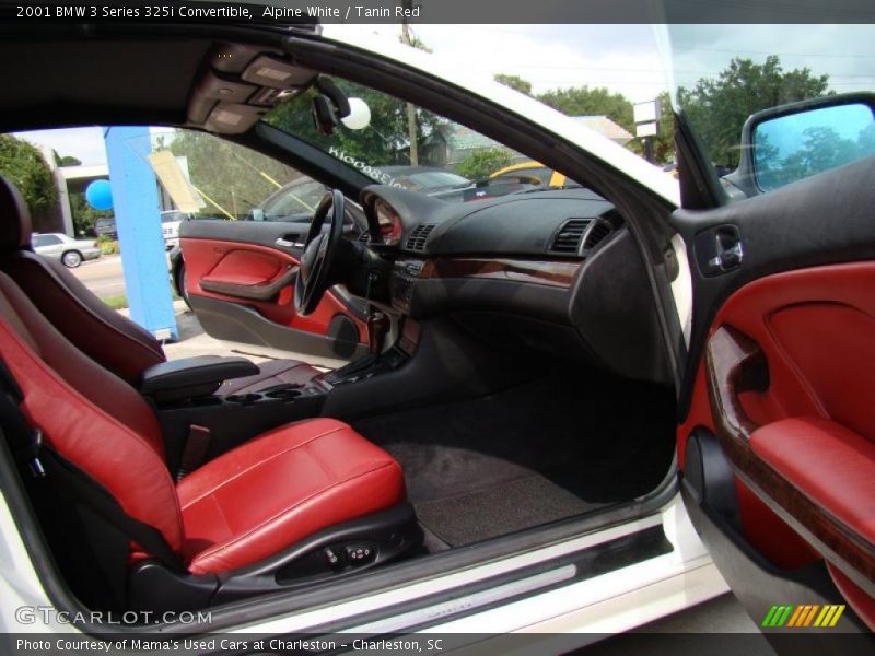 Alpine White / Tanin Red 2001 BMW 3 Series 325i Convertible