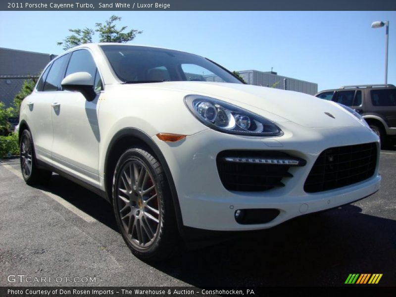 Sand White / Luxor Beige 2011 Porsche Cayenne Turbo