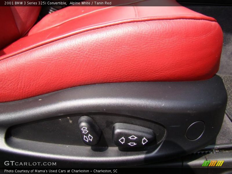 Alpine White / Tanin Red 2001 BMW 3 Series 325i Convertible