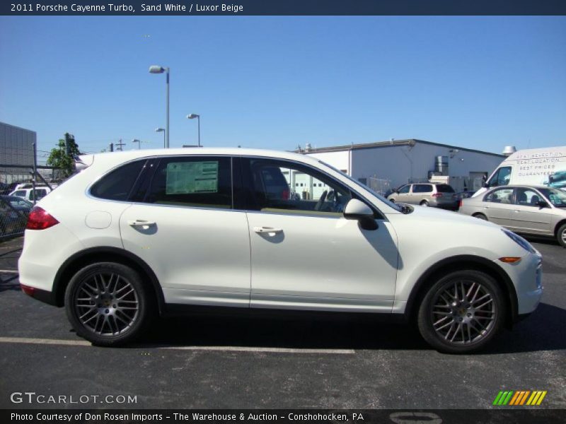 Sand White / Luxor Beige 2011 Porsche Cayenne Turbo