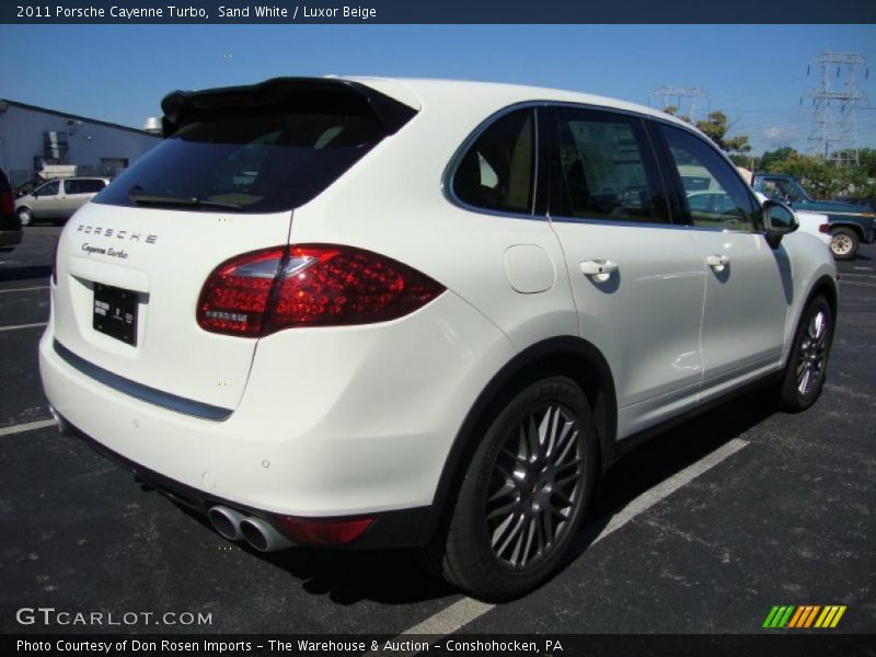 Sand White / Luxor Beige 2011 Porsche Cayenne Turbo