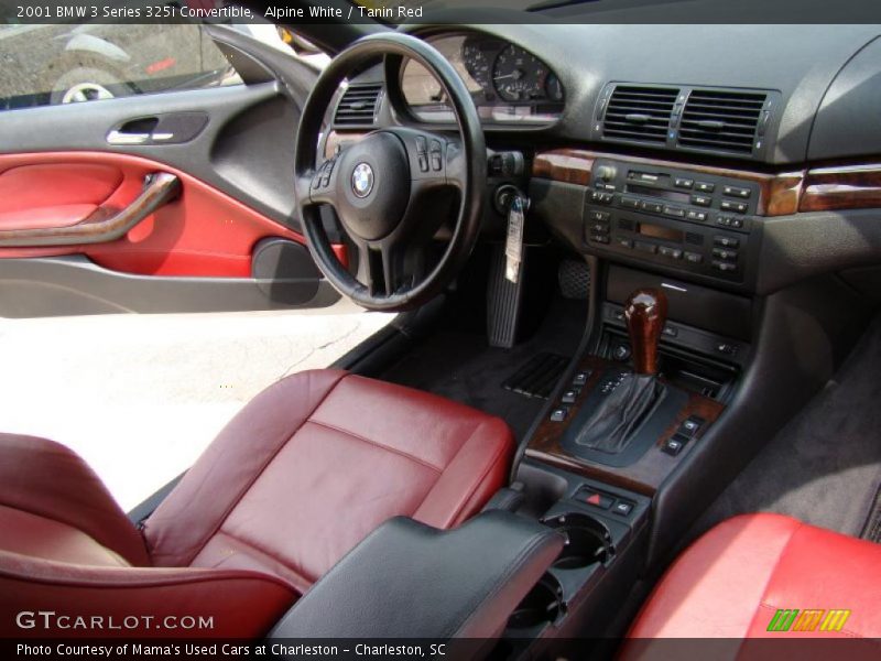 Alpine White / Tanin Red 2001 BMW 3 Series 325i Convertible
