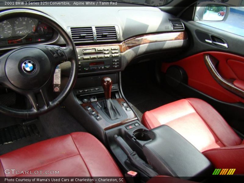 Alpine White / Tanin Red 2001 BMW 3 Series 325i Convertible