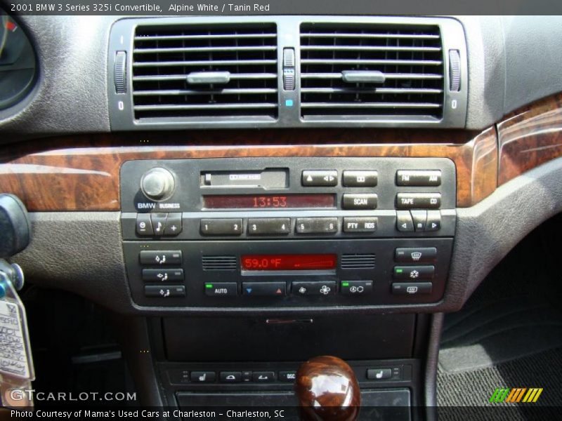 Alpine White / Tanin Red 2001 BMW 3 Series 325i Convertible