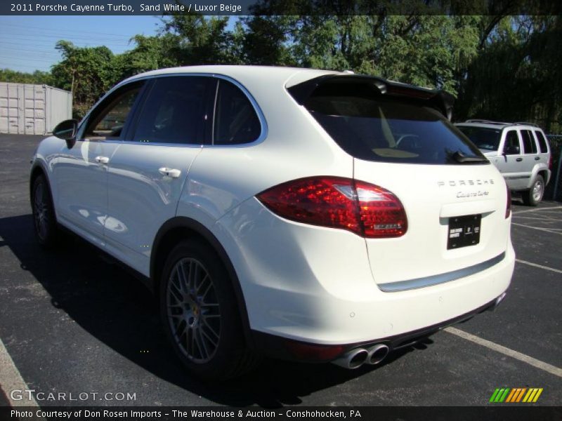 Sand White / Luxor Beige 2011 Porsche Cayenne Turbo