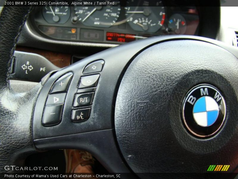 Alpine White / Tanin Red 2001 BMW 3 Series 325i Convertible