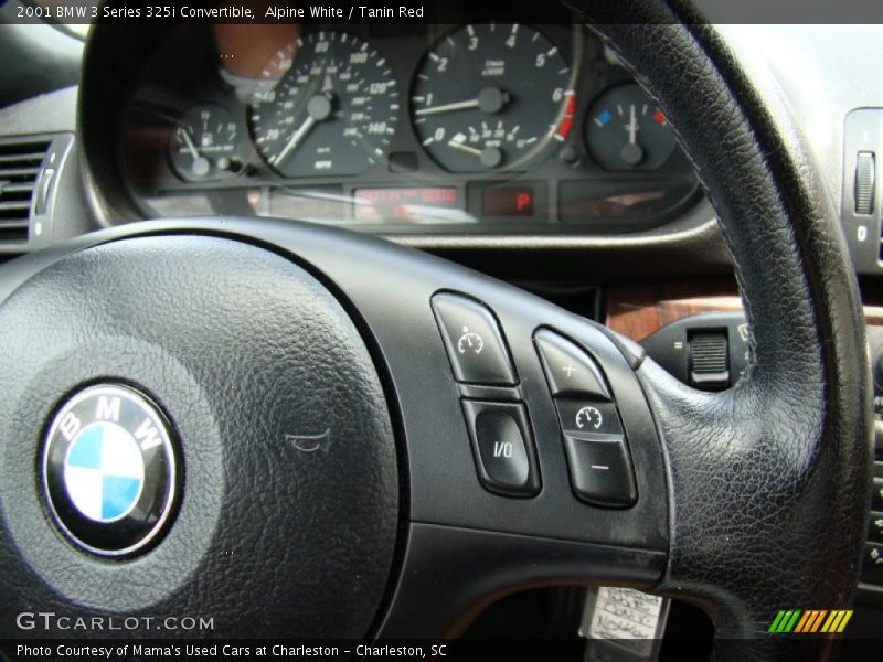 Alpine White / Tanin Red 2001 BMW 3 Series 325i Convertible