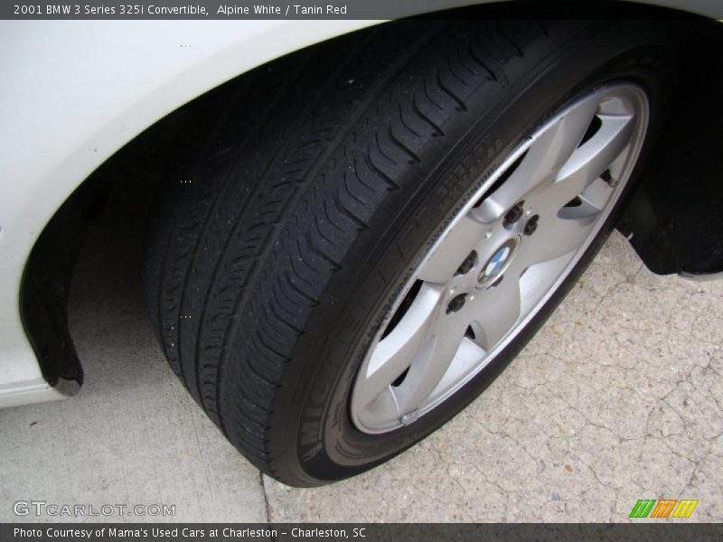Alpine White / Tanin Red 2001 BMW 3 Series 325i Convertible