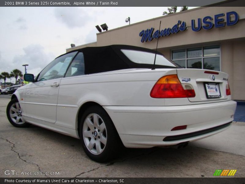 Alpine White / Tanin Red 2001 BMW 3 Series 325i Convertible