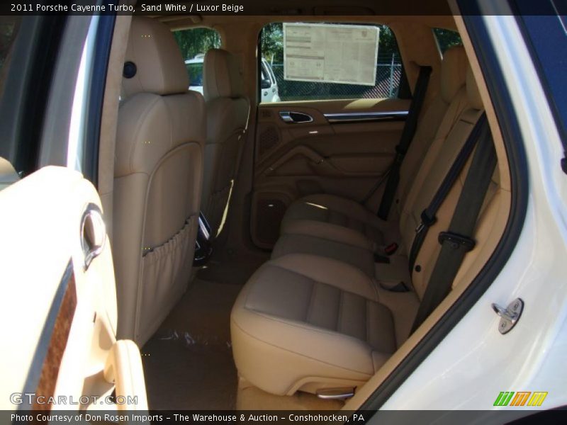 Sand White / Luxor Beige 2011 Porsche Cayenne Turbo