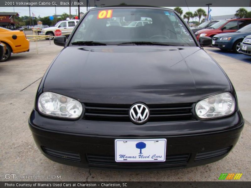 Black / Black 2001 Volkswagen Cabrio GL