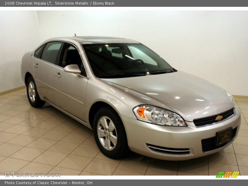 Silverstone Metallic / Ebony Black 2008 Chevrolet Impala LT