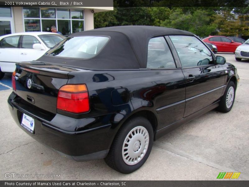 Black / Black 2001 Volkswagen Cabrio GL