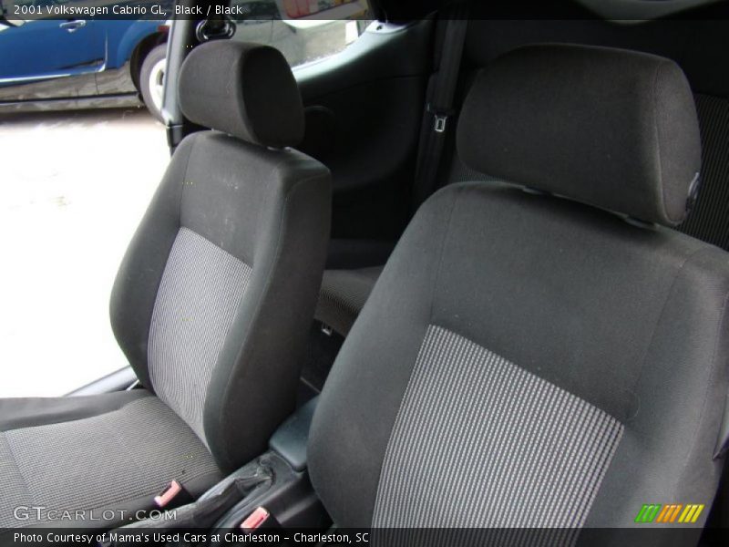 Black / Black 2001 Volkswagen Cabrio GL