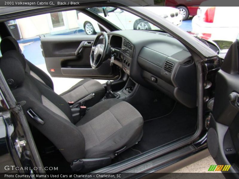 Black / Black 2001 Volkswagen Cabrio GL