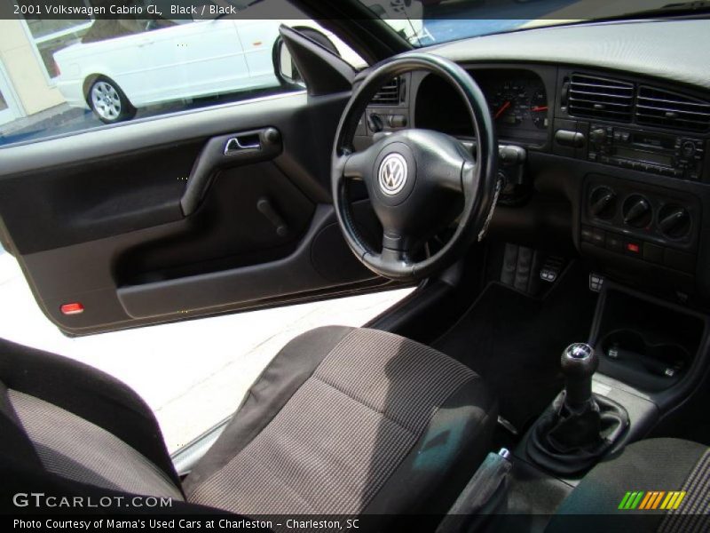 Black / Black 2001 Volkswagen Cabrio GL
