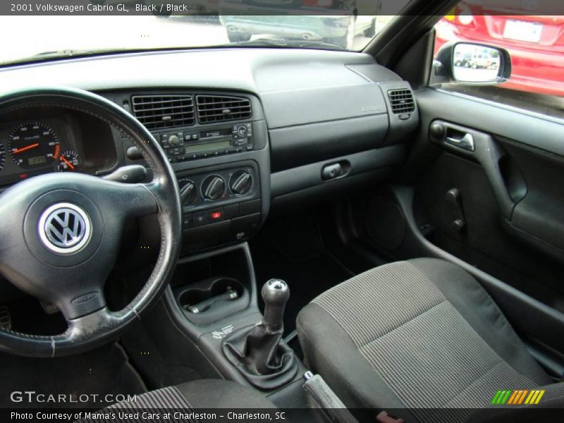 Black / Black 2001 Volkswagen Cabrio GL