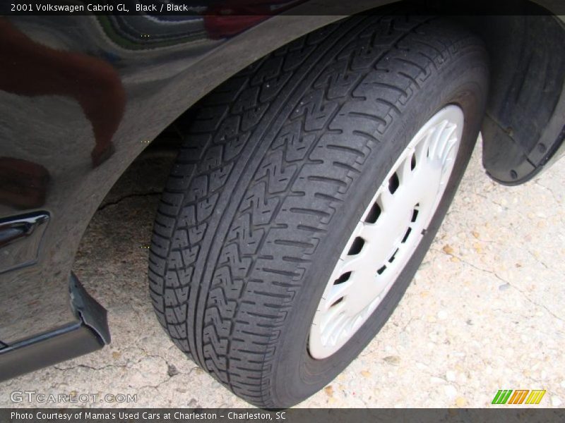 Black / Black 2001 Volkswagen Cabrio GL