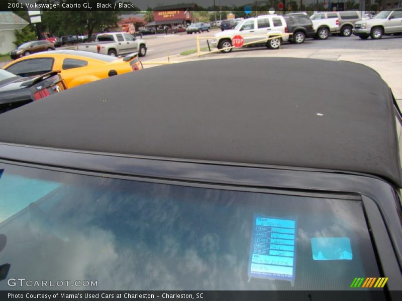 Black / Black 2001 Volkswagen Cabrio GL