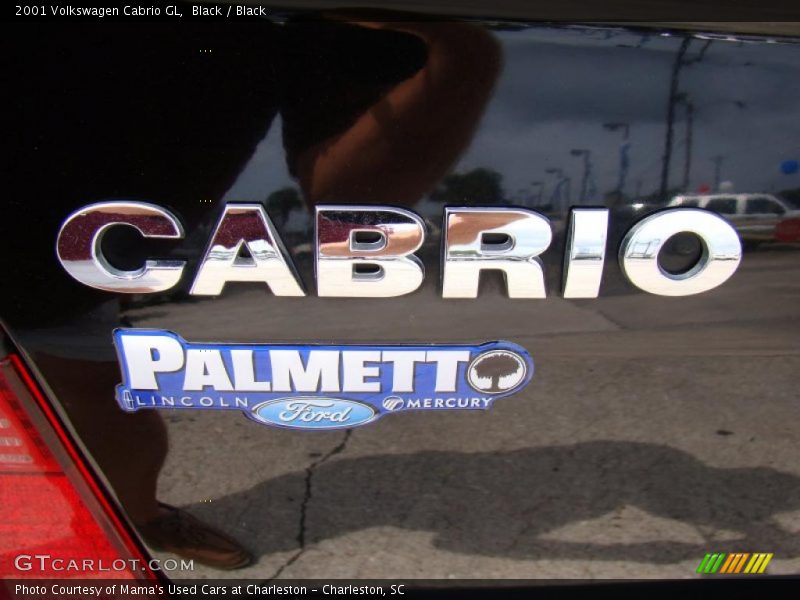 Black / Black 2001 Volkswagen Cabrio GL