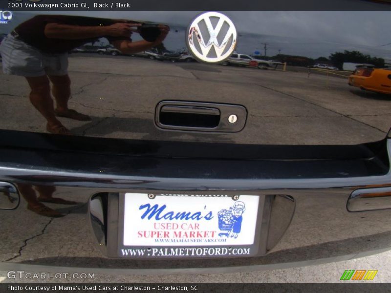 Black / Black 2001 Volkswagen Cabrio GL