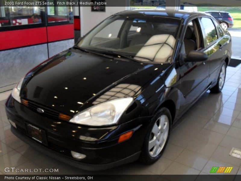 Pitch Black / Medium Pebble 2001 Ford Focus ZTS Sedan
