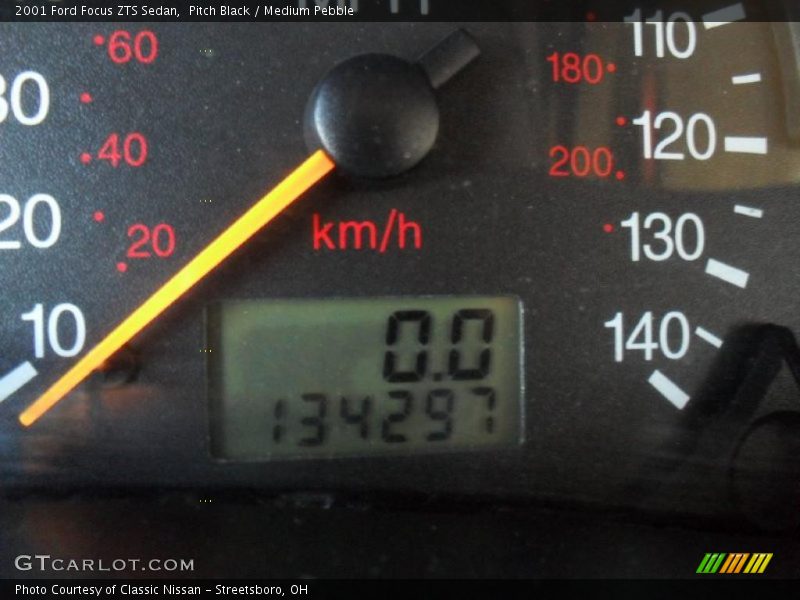 Pitch Black / Medium Pebble 2001 Ford Focus ZTS Sedan