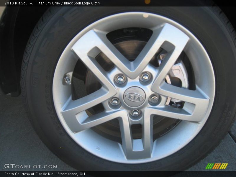 Titanium Gray / Black Soul Logo Cloth 2010 Kia Soul +
