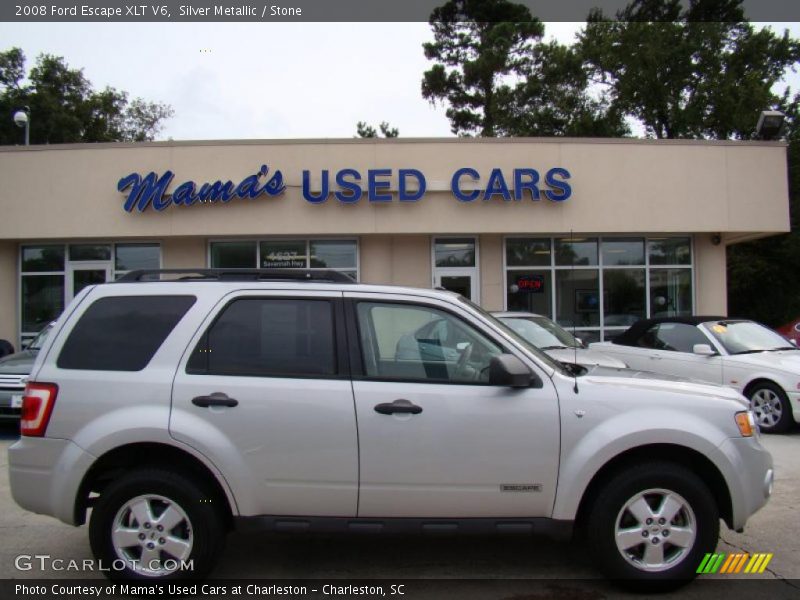 Silver Metallic / Stone 2008 Ford Escape XLT V6