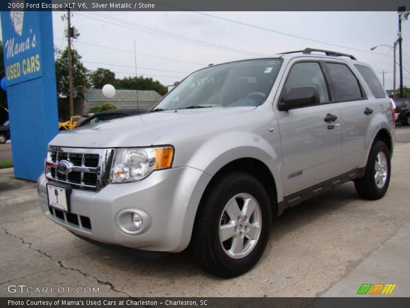 Silver Metallic / Stone 2008 Ford Escape XLT V6