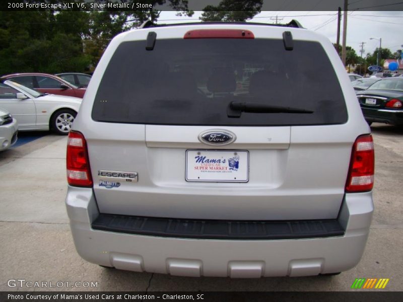 Silver Metallic / Stone 2008 Ford Escape XLT V6